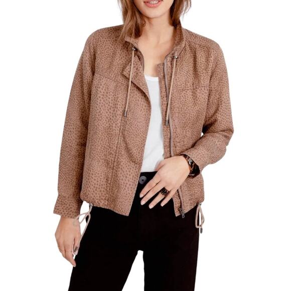 Rails Tennessee Tawny Spots Leopard Print
Bomber Brown Jacket Size Small NWT - Picture 1 of 11